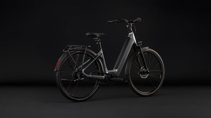 Cube Supreme Rt Hybrid Deluxe EX 600 Quicksilver Grey Easy Entry 2027 Electric Hybrid Bike