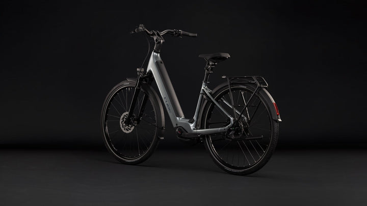 Cube Supreme Rt Hybrid Deluxe EX 600 Quicksilver Grey Easy Entry 2027 Electric Hybrid Bike