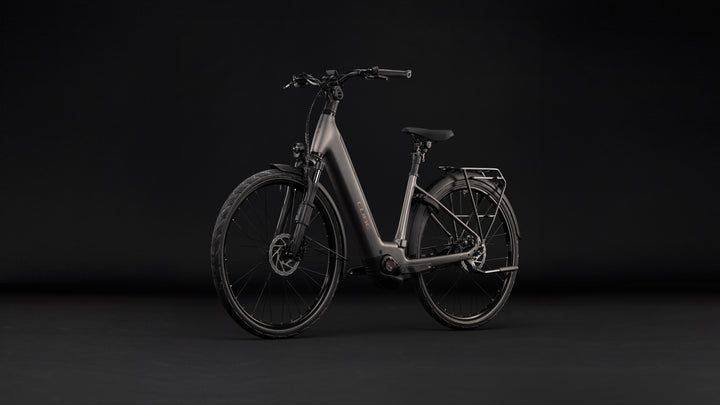Cube Supreme Hybrid Deluxe SLX 600 Teak Chrome Easy Entry 2027 Electric Hybrid Bike