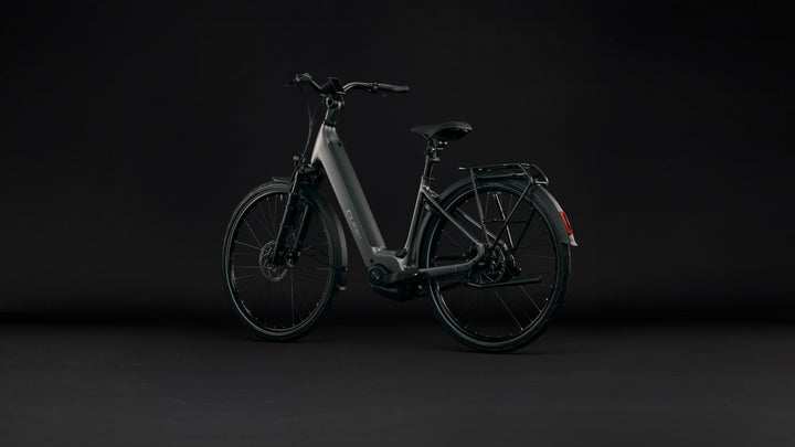Cube Supreme Hybrid Deluxe SLT 600 Slabgrey Chrome Easy Entry 2027 Electric Hybrid Bike