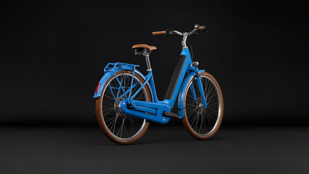 Cube Aruba Hybrid 600 Deepsky Brown Easy Entry 2027 Electric Hybrid Bike