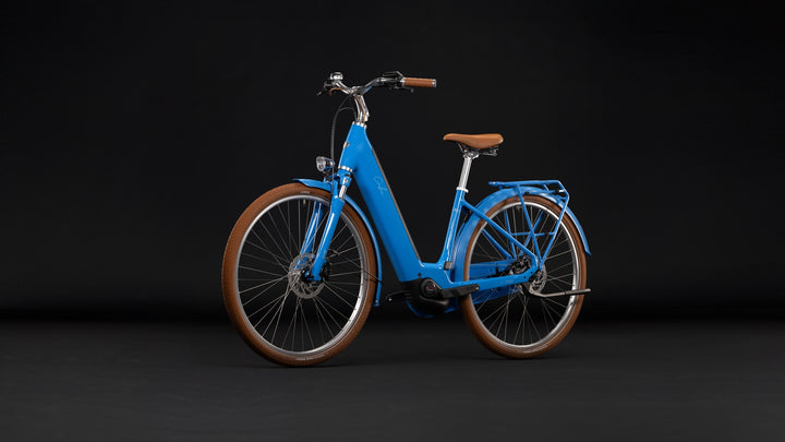 Cube Aruba Hybrid 600 Deepsky Brown Easy Entry 2027 Electric Hybrid Bike