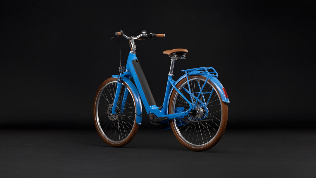 Cube Aruba Hybrid 600 Deepsky Brown Easy Entry 2027 Electric Hybrid Bike