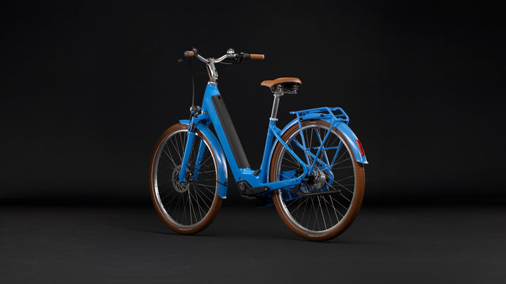 Cube Aruba Hybrid 600 Deepsky Brown Easy Entry 2027 Electric Hybrid Bike