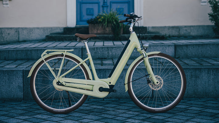 Cube Aruba Hybrid 600 Sunnyday Brown Easy Entry 2027 Electric Hybrid Bike
