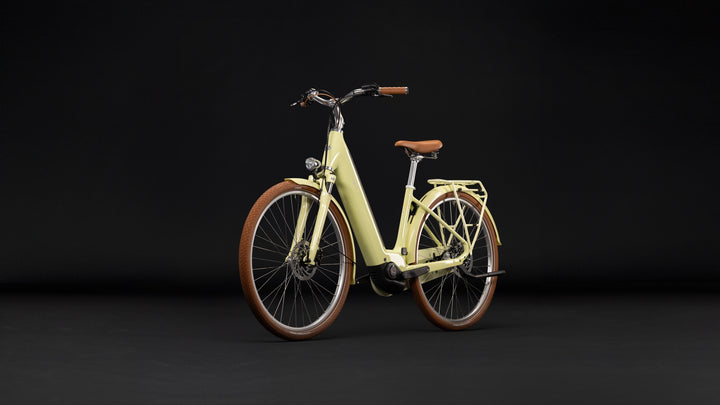 Cube Aruba Hybrid 600 Sunnyday Brown Easy Entry 2027 Electric Hybrid Bike