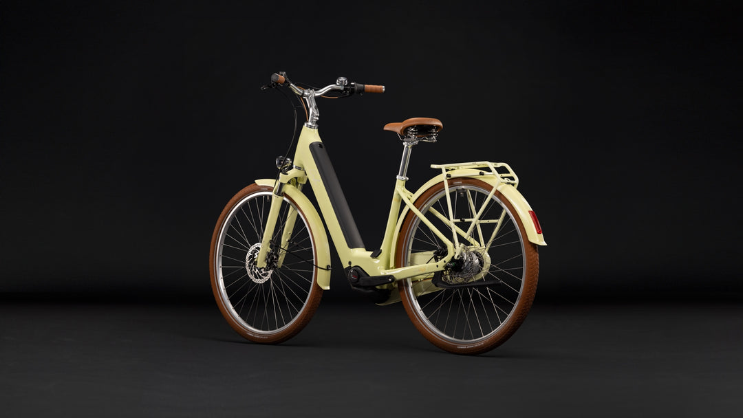 Cube Aruba Hybrid 600 Sunnyday Brown Easy Entry 2027 Electric Hybrid Bike