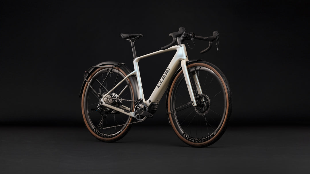 Cube Nuroad Hybrid C:62 SLX 400X FE Glintsand Black 2027 Electric Gravel Bike