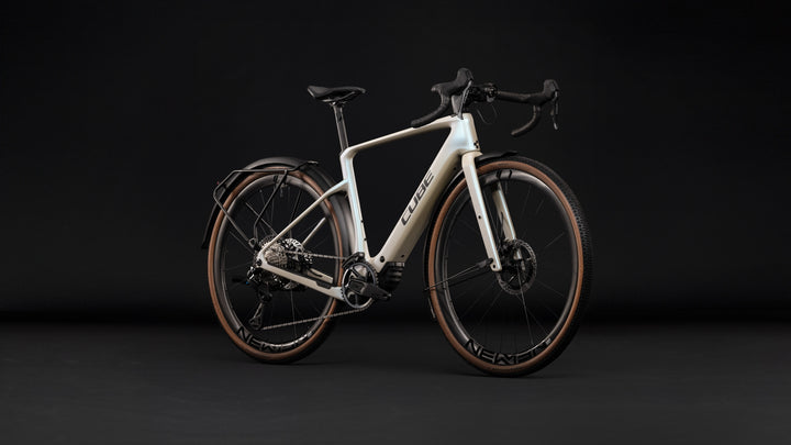 Cube Nuroad Hybrid C:62 SLX 400X FE Glintsand Black 2027 Electric Gravel Bike