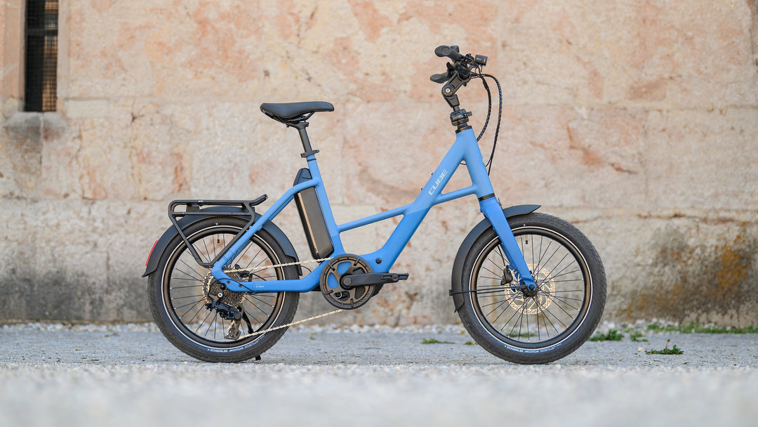 Cube Compact Hybrid 540 Thistleblue Blue 20" 2027 Electric Hybrid Bike
