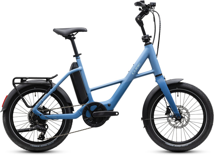 Cube Compact Hybrid 540 Thistleblue Blue 20" 2027 Electric Hybrid Bike