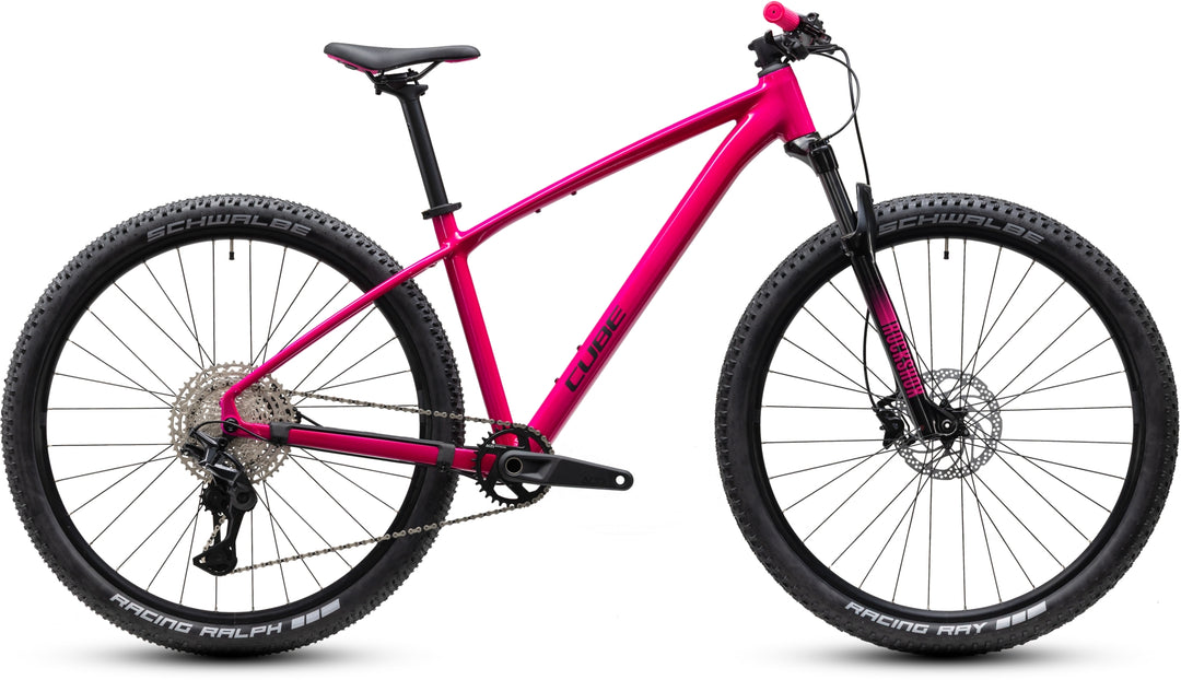 Cube Reaction Pro Fuchsia Black 2027 Mountain Bike