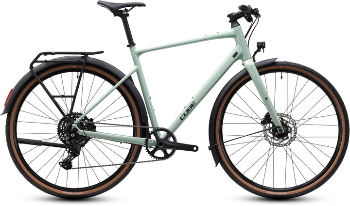 Cube Nulane Pro FE Aloegreen Black 2027 Hybrid Bike