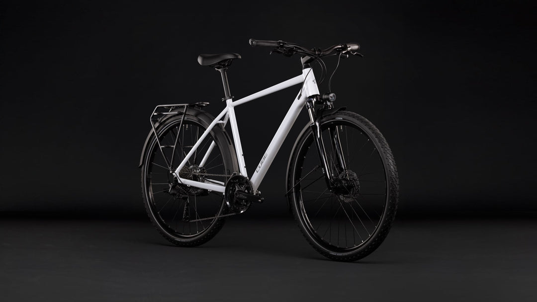 Cube Nature Pro FE Metallicwhite Reflex 2027 Hybrid Bike