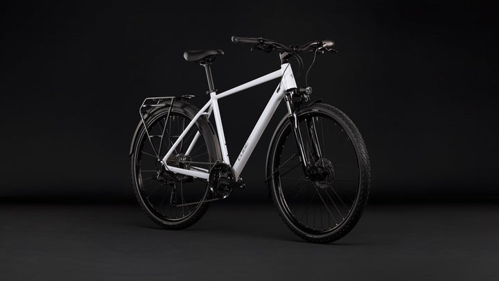 Cube Nature Pro FE Metallicwhite Reflex 2027 Hybrid Bike