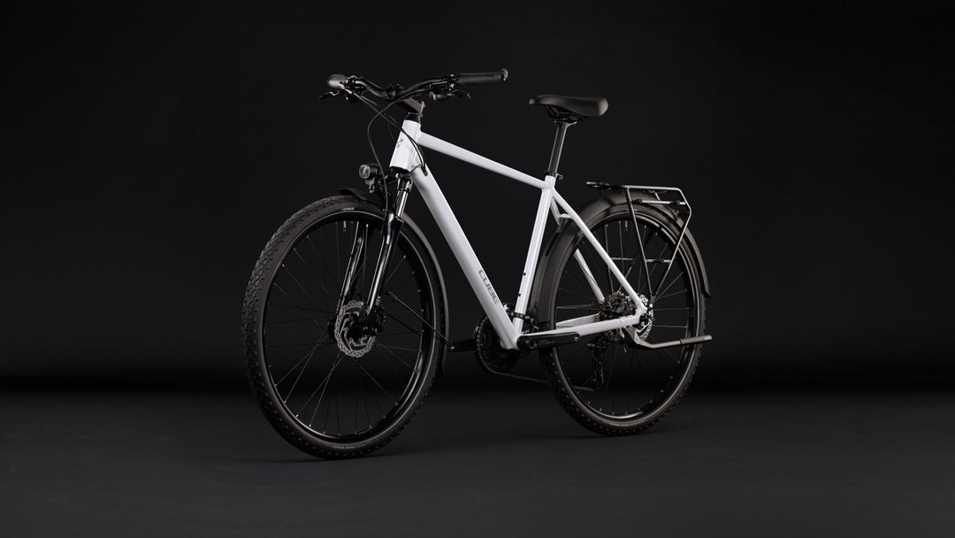 Cube Nature Pro FE Metallicwhite Reflex 2027 Hybrid Bike