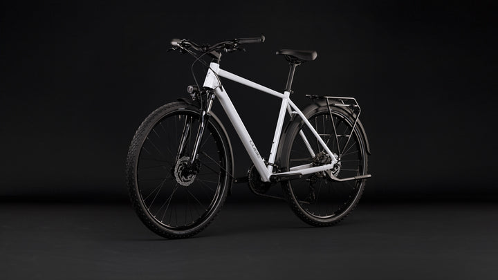 Cube Nature Pro FE Metallicwhite Reflex 2027 Hybrid Bike