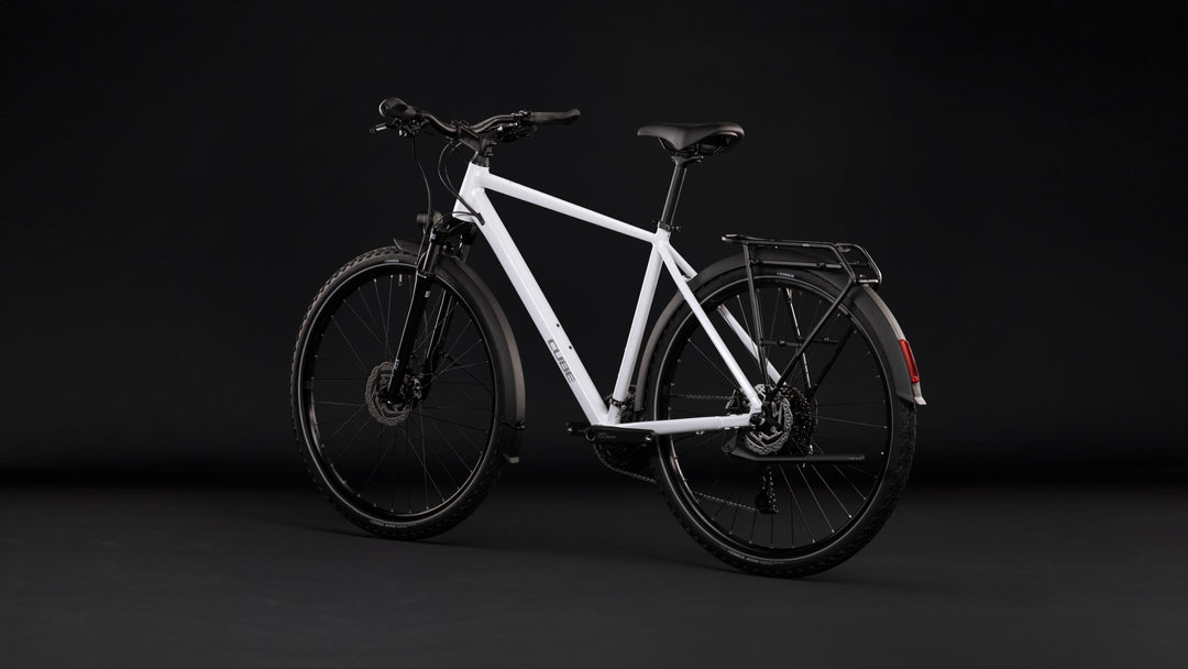 Cube Nature Pro FE Metallicwhite Reflex 2027 Hybrid Bike