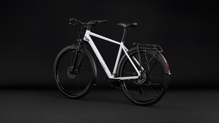 Cube Nature Pro FE Metallicwhite Reflex 2027 Hybrid Bike