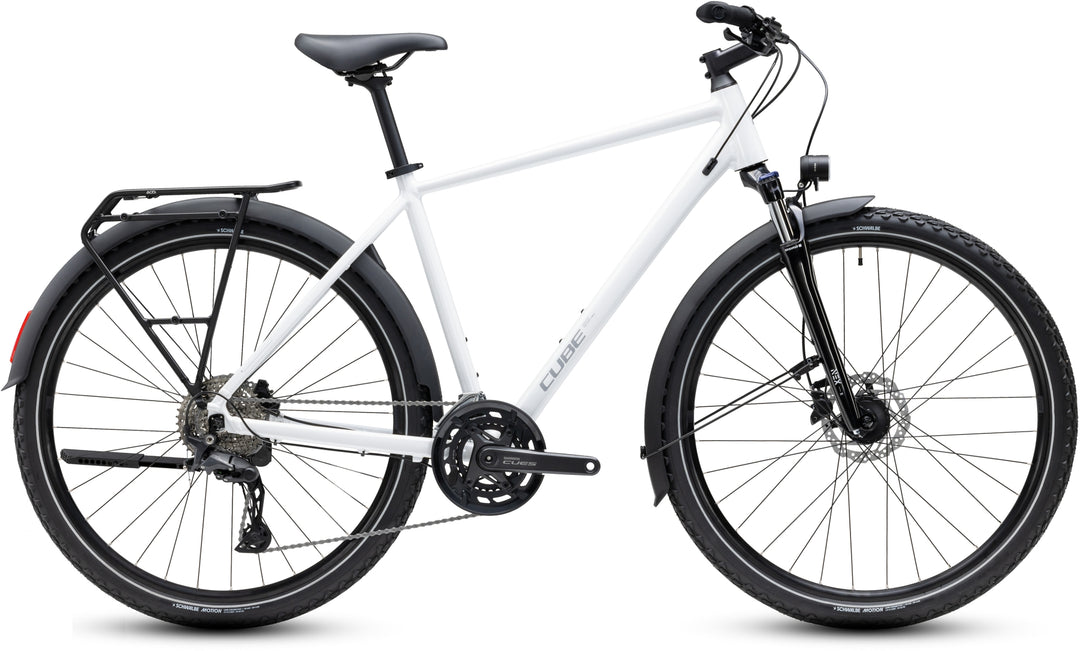 Cube Nature Pro FE Metallicwhite Reflex 2027 Hybrid Bike