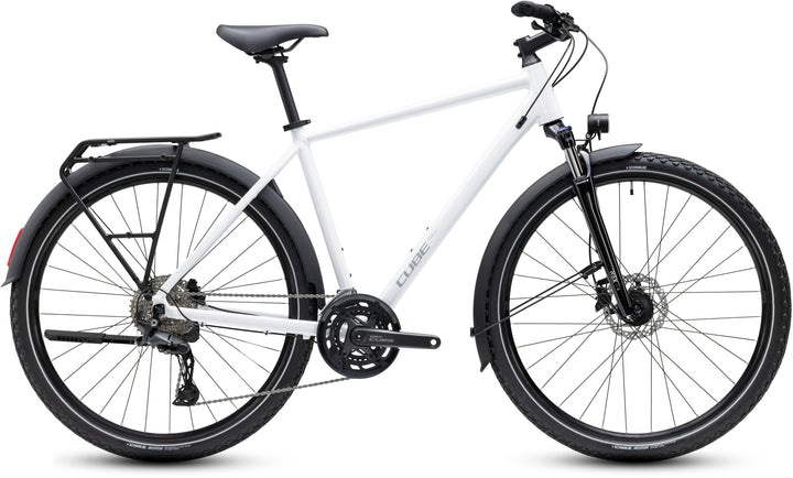 Cube Nature Pro FE Metallicwhite Reflex 2027 Hybrid Bike