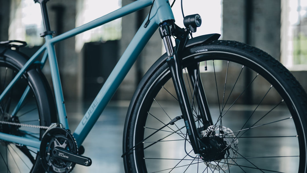 Cube Nature Pro FE Surfblue Blue 2027 Hybrid Bike