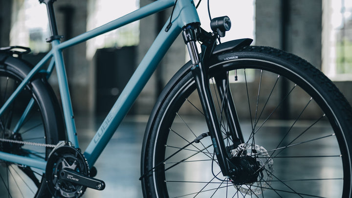 Cube Nature Pro FE Surfblue Blue 2027 Hybrid Bike