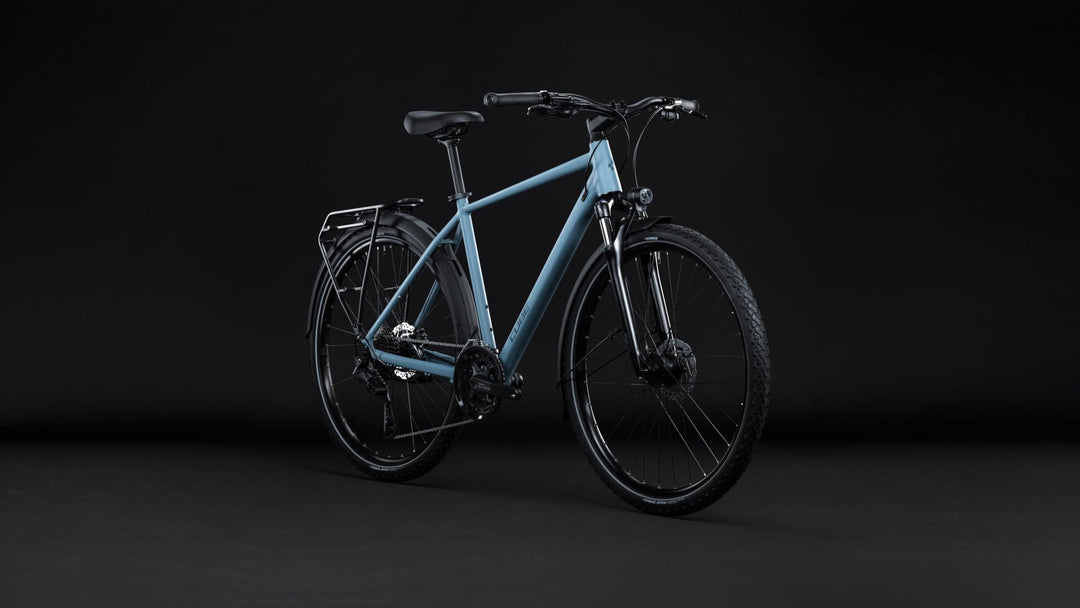 Cube Nature Pro FE Surfblue Blue 2027 Hybrid Bike