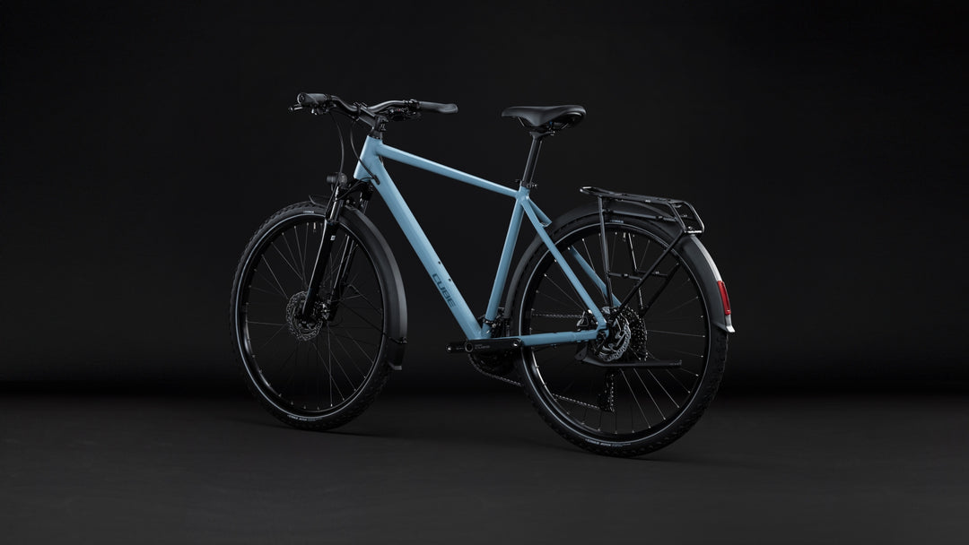 Cube Nature Pro FE Surfblue Blue 2027 Hybrid Bike