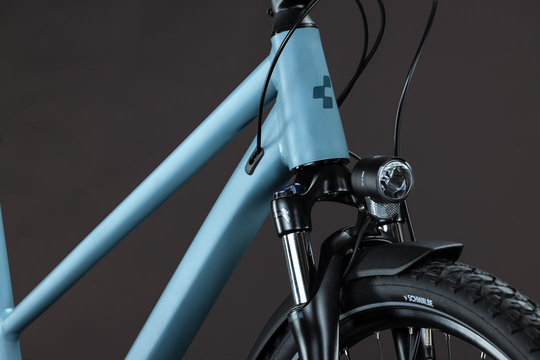 Cube Nature Pro FE Surfblue Blue Trapeze 2027 Hybrid Bike