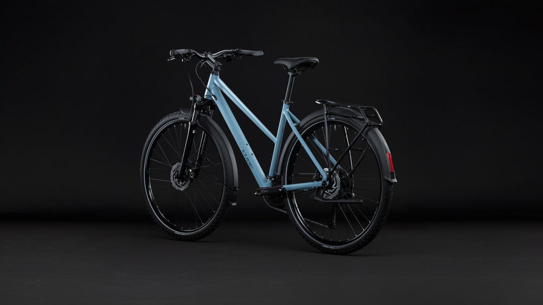 Cube Nature Pro FE Surfblue Blue Trapeze 2027 Hybrid Bike