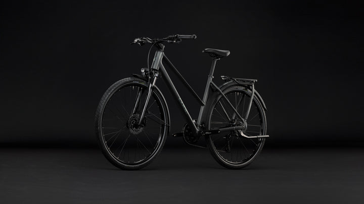 Cube Kathmandu One Blackforest Chrome Trapeze 2027 Hybrid Bike
