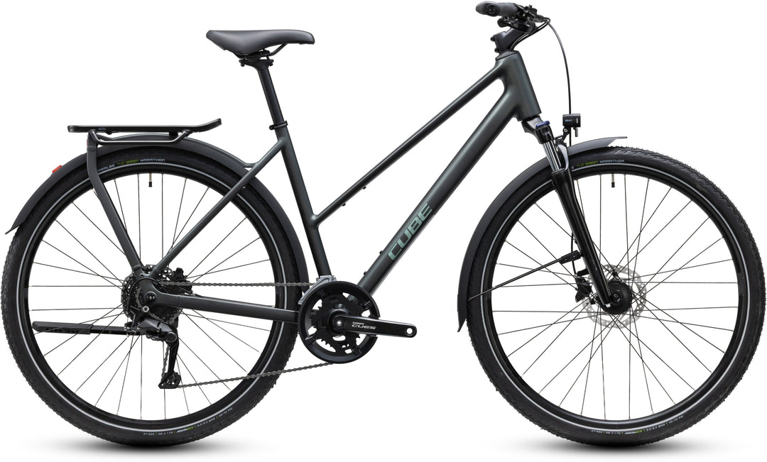 Cube Kathmandu One Blackforest Chrome Trapeze 2027 Hybrid Bike