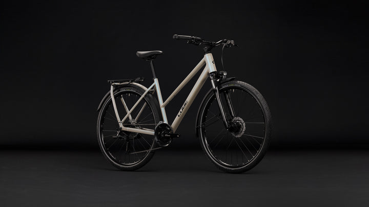 Cube Kathmandu One Glintsand Black Trapeze 2027 Hybrid Bike