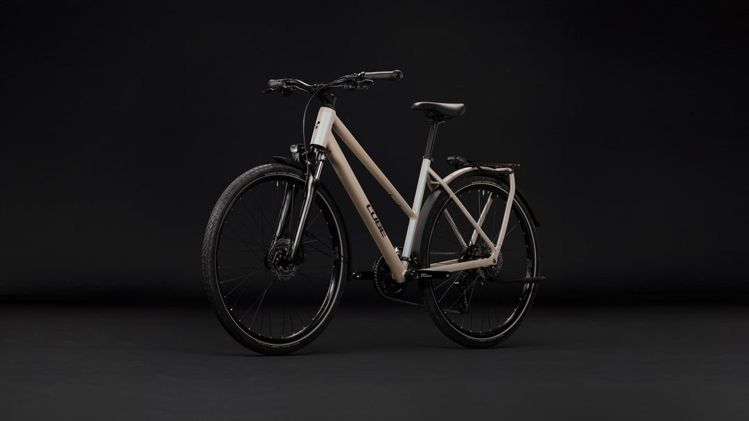 Cube Kathmandu One Glintsand Black Trapeze 2027 Hybrid Bike