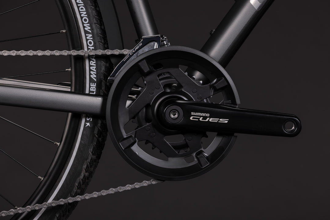 Cube Kathmandu Pro Slabgrey Chrome Trapeze 2027 Hybrid Bike