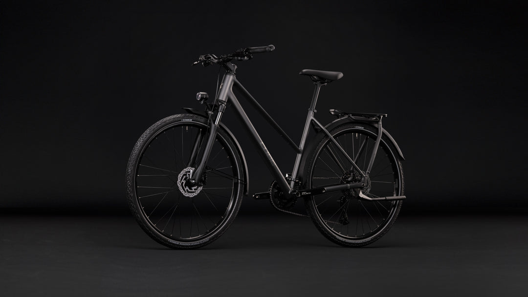 Cube Kathmandu Pro Slabgrey Chrome Trapeze 2027 Hybrid Bike