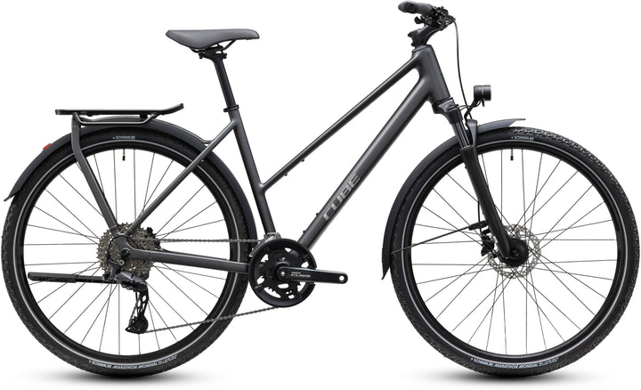 Cube Kathmandu Pro Slabgrey Chrome Trapeze 2027 Hybrid Bike