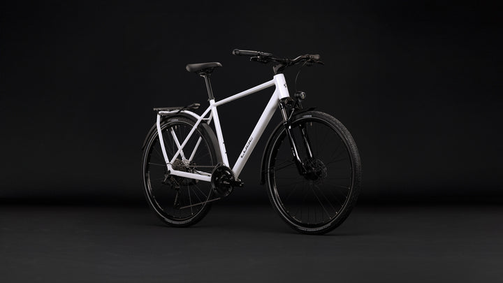 Cube Kathmandu Pro Metallicwhite Chrome 2027 Hybrid Bike