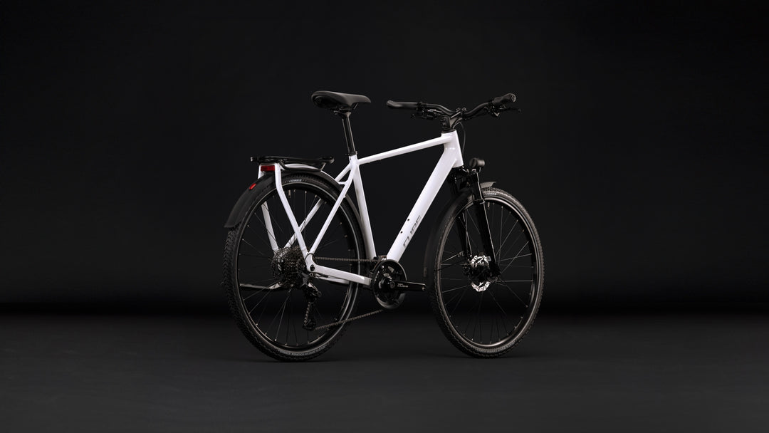 Cube Kathmandu Pro Metallicwhite Chrome 2027 Hybrid Bike