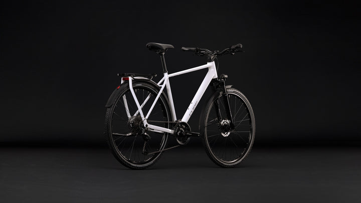 Cube Kathmandu Pro Metallicwhite Chrome 2027 Hybrid Bike