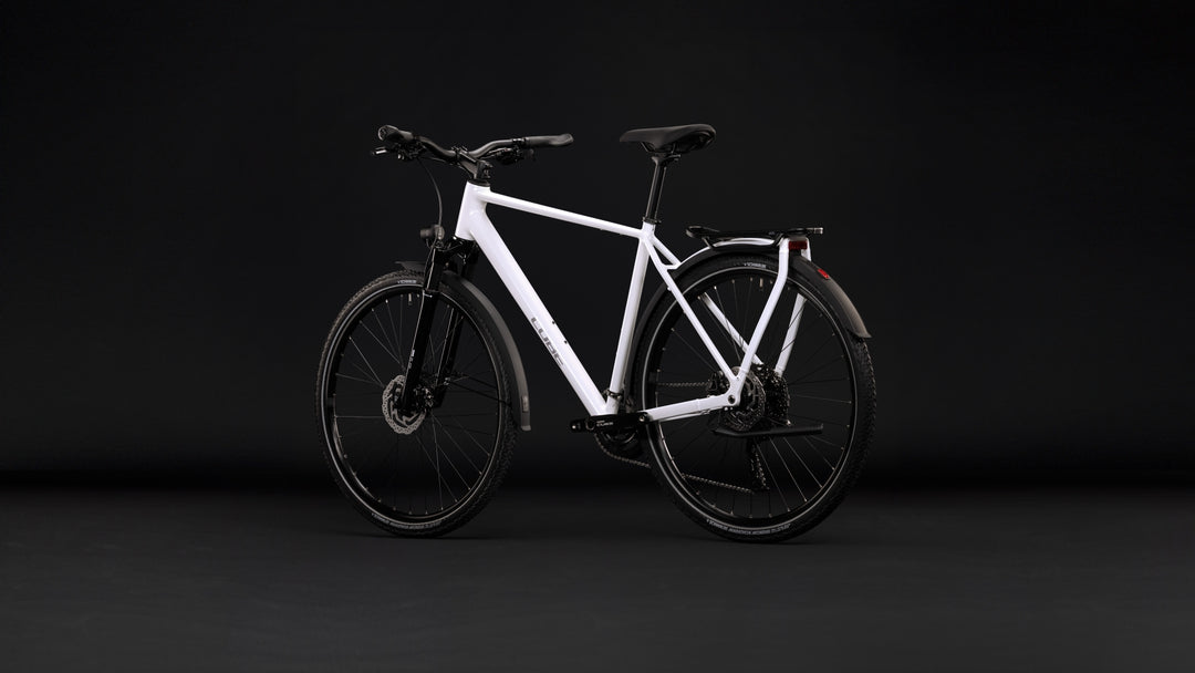 Cube Kathmandu Pro Metallicwhite Chrome 2027 Hybrid Bike