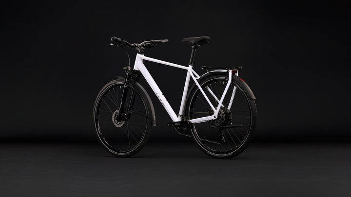 Cube Kathmandu Pro Metallicwhite Chrome 2027 Hybrid Bike