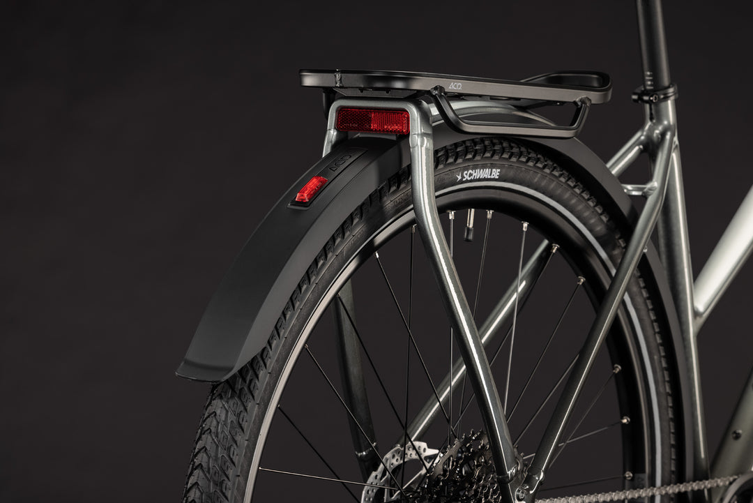 Cube Kathmandu SLT Flashgrey Chrome Trapeze 2027 Hybrid Bike