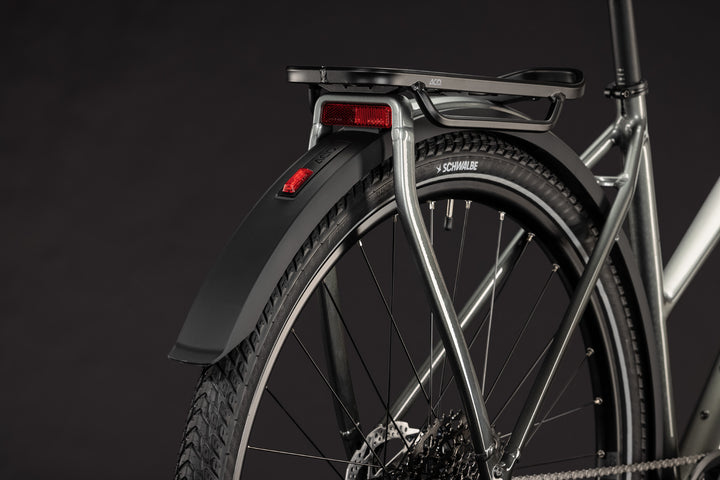 Cube Kathmandu SLT Flashgrey Chrome Trapeze 2027 Hybrid Bike