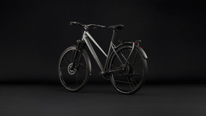 Cube Kathmandu SLT Flashgrey Chrome Trapeze 2027 Hybrid Bike