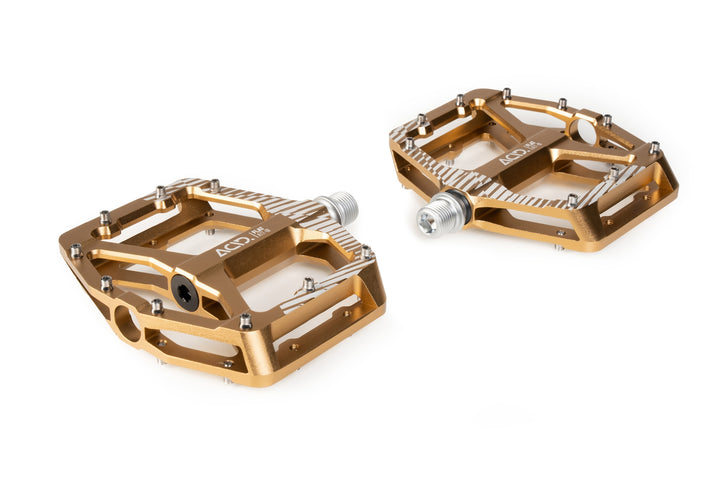 Acid Flat A30 Bike Pedals Gold