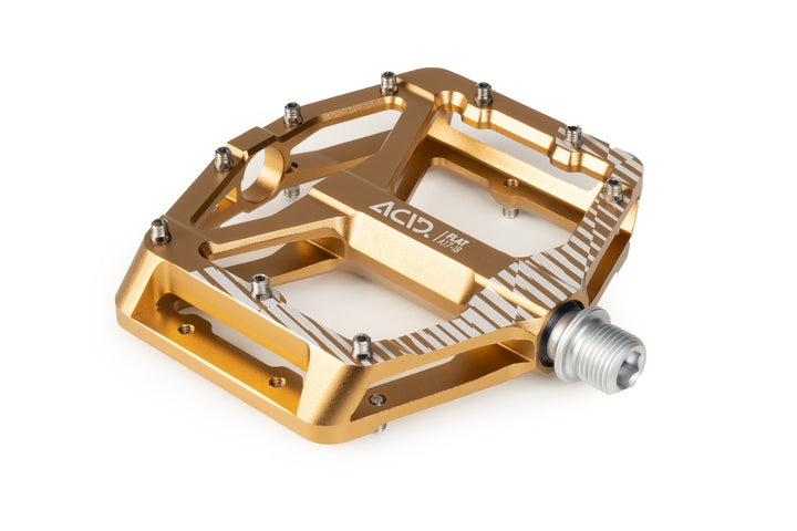 Acid Flat A30 Bike Pedals Gold