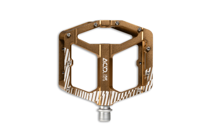 Acid Flat A30 Bike Pedals Gold