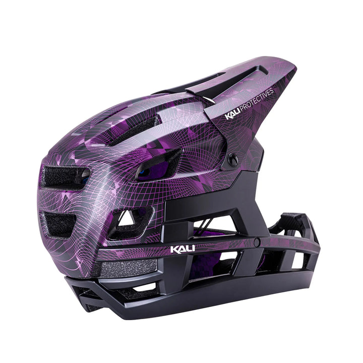 Kali DH Invader Linear Black/Purple Helmet